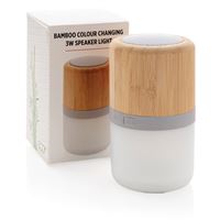 SPEAKER 3W IN BAMBOO CON LUCE